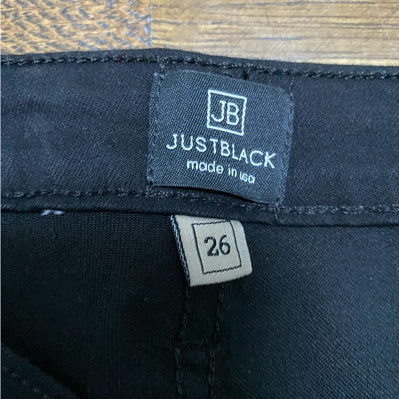 Just Black Denim Jeans, 26, Mid Rise Distressed, Skinny, Ankle length - Picture 4 of 6